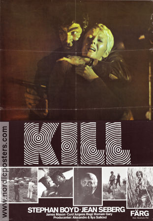 Kill! Kill! Kill! Kill! 1971 poster Stephen Boyd Romain Gary