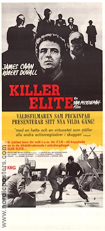 The Killer Elite 1975 movie poster James Caan Robert Duvall Arthur Hill Sam Peckinpah