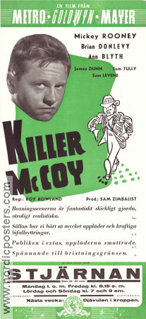 Killer McCoy 1947 poster Mickey Rooney Brian Donlevy Ann Blyth Roy Rowland