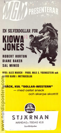 Kiowa Jones 1966 poster Robert Horton Diane Baker Sal Mineo Alex March Från TV