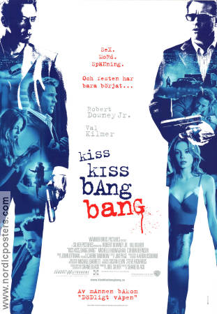 Kiss Kiss Bang Bang 2005 movie poster Robert Downey Jr Val Kilmer Michelle Monaghan Shane Black