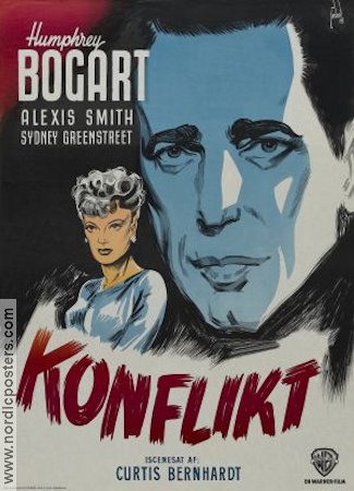 Conflict 1944 movie poster Humphrey Bogart Alexis Smith