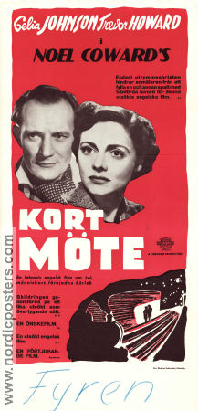 Kort möte 1945 poster Celia Johnson Trevor Howard Stanley Holloway David Lean Romantik