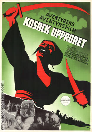 Kosackupproret 1940 movie poster Russia