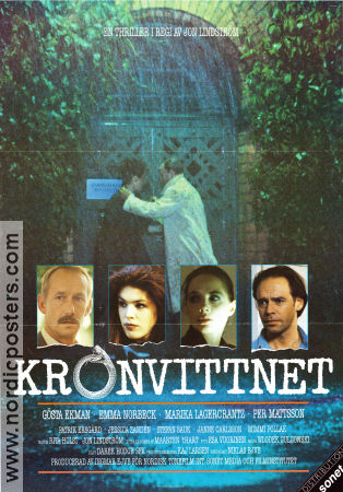 Kronvittnet 1989 poster Gösta Ekman Jon Lindström