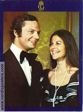 Kungen och Silvia 1972 poster Carl XVI Gustaf