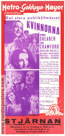 Kvinnorna 1939 poster Norma Shearer Joan Crawford Rosalind Russell George Cukor