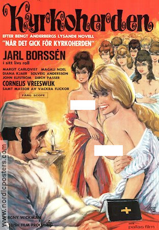 Kyrkoherden 1970 poster Jarl Borssén Torgny Wickman