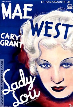 She Done Him Wrong 1933 movie poster Mae West Cary Grant