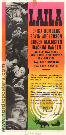Laila 1958 poster Erika Remberg Rolf Husberg
