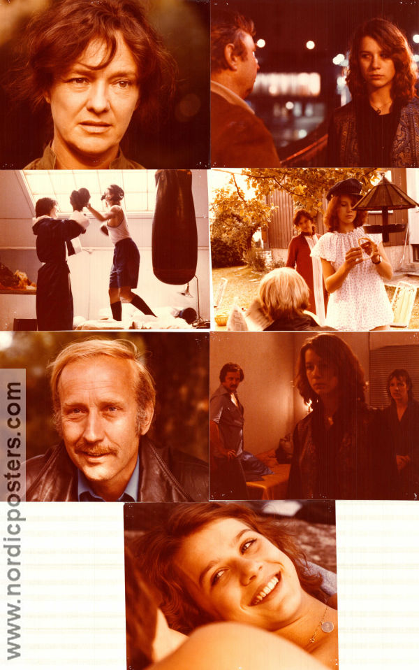 Lämna mej inte ensam 1980 lobby card set Lena Löfström Anki Lidén Gunvor Pontén Pelle Lindbergh Niels Dybeck Jan Halldoff
