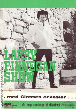 Larry Finnegan show 1965 poster Classes Orkester Concerts Posters