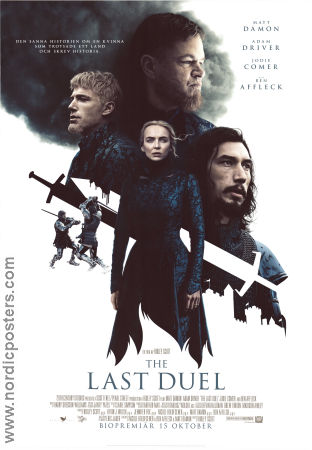 The Last Duel 2021 poster Matt Damon Ridley Scott