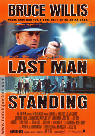 Last Man Standing 1996 movie poster Bruce Willis Bruce Dern William Sanderson Walter Hill Mafia