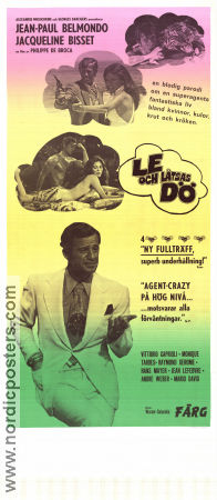Le Magnifique 1973 movie poster Jean-Paul Belmondo Jacqueline Bisset Philippe de Broca Agents