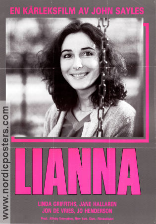 Lianna 1983 movie poster Linda Griffith Jane Hallaren Jon DeVries John Sayles