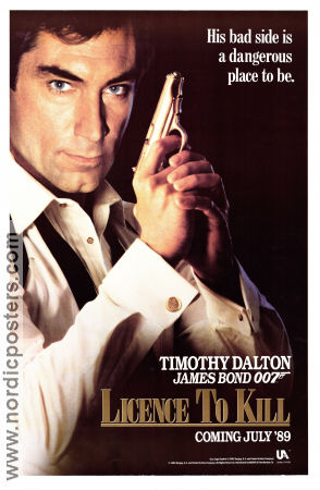Licence to Kill 1989 poster Timothy Dalton John Glen