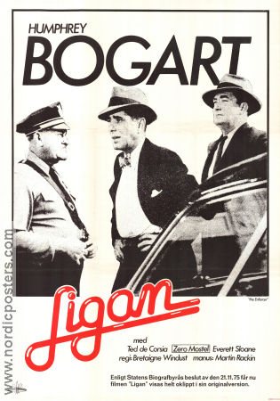 The Enforcer 1951 movie poster Humphrey Bogart Zero Mostel Ted de Corsia Bretaigne Windust Film Noir