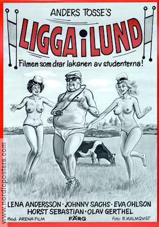 Ligga i Lund 1983 poster Anders Tosse