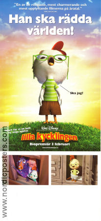 Chicken Little 2005 movie poster Zach Braff Mark Dindal Animation