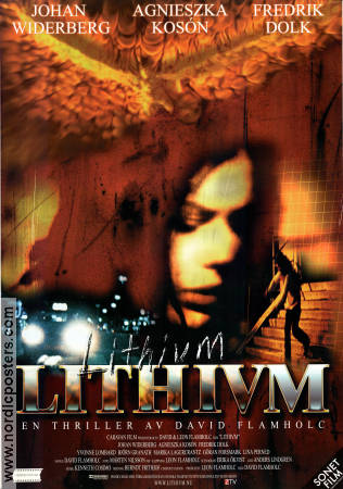 Lithivm 1998 movie poster Johan Widerberg Agnieszka Koson Fredrik Dolk David Flamholc