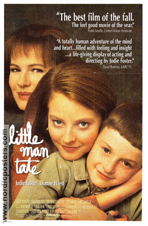 Little Man Tate 1991 poster Dianne Wiest Jodie Foster