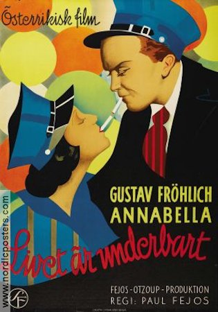 Sonnenstrahl 1933 movie poster Gustav Fröhlich Annabella Country: Austria