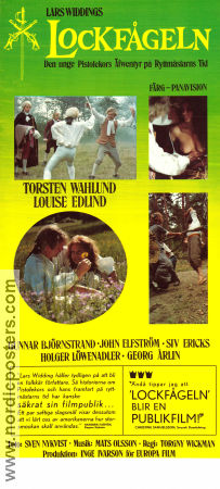 Lockfågeln 1971 poster Louise Edlind Torsten Wahlund Torgny Wickman Text: Lars Widding