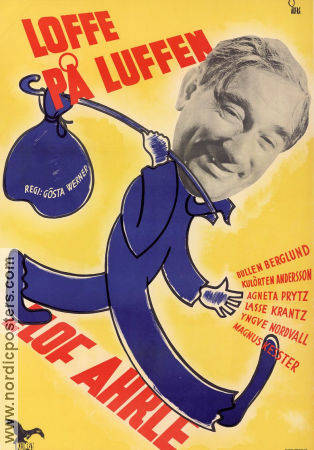 Loffe på luffen 1948 movie poster Elof Ahrle Wiktor Andersson Erik Bullen Berglund Gösta Werner