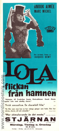 Lola 1961 poster Anouk Aimée Marc Michel Jacques Harden Jacques Demy