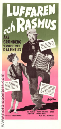 Luffaren och Rasmus 1955 poster Åke Grönberg Rolf Husberg