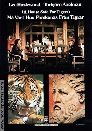 Må vårt hus förskonas från tigrar 1975 movie poster Lee Hazelwood Torbjörn Axelman