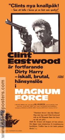 Magnum Force 1973 poster Clint Eastwood Ted Post
