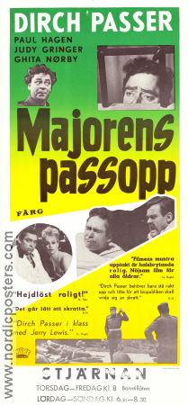 Majorens passopp 1964 poster Dirch Passer Judy Gringer Paul Hagen& Sven Methling Danmark