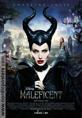Maleficent 2014 movie poster Angelina Jolie Elle Fanning Robert Stromberg