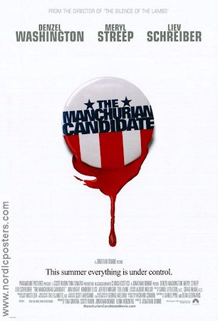 The Manchurian Candidate 2004 poster Liev Schreiber Jonathan Demme