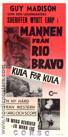 Sfida a Rio Bravo 1966 poster Guy Madison Tulio Demicheli