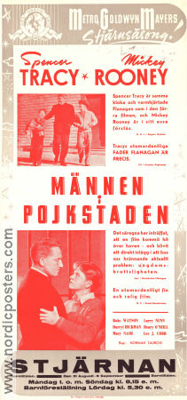 Männen i pojkstaden 1941 poster Spencer Tracy Mickey Rooney Bobs Watson Norman Taurog