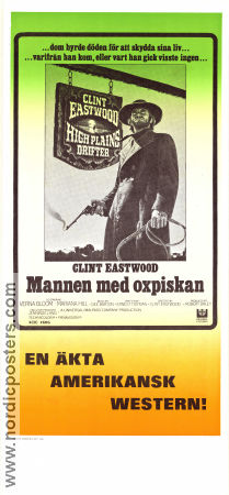 Mannen med oxpiskan 1973 poster Verna Bloom Marianna Hill Clint Eastwood