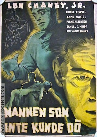 Man Made Monster 1941 movie poster Lon Chaney Jr George Waggner