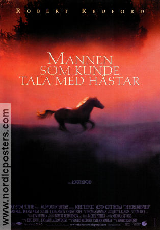The Horse Whisperer 1998 poster Kristin Scott Thomas Robert Redford