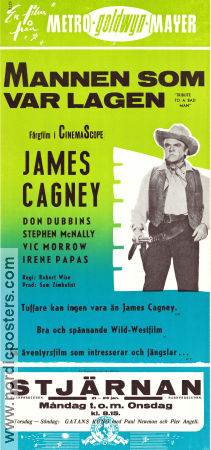 Mannen som var lagen 1956 poster James Cagney Don Dubbins Stephen McNally Robert Wise