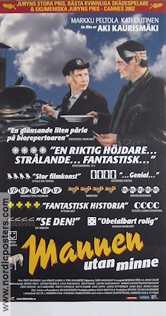Mannen utan minne 2002 poster Kati Outinen Aki Kaurismäki