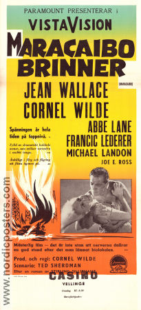 Maracaibo 1958 poster Jean Wallace Cornel Wilde