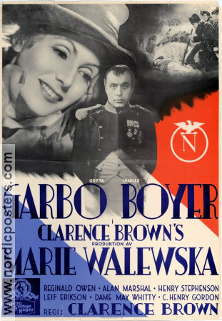 Conquest 1938 movie poster Greta Garbo Charles Boyer