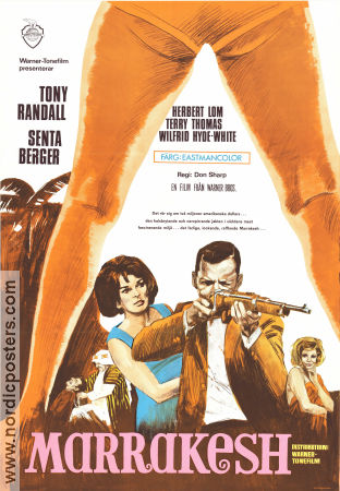 Our Man in Marrakesh 1966 movie poster Tony Randall Senta Berger Herbert Lom Don Sharp