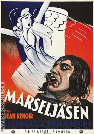La Marseillaise 1938 movie poster Lise Delamare Louis Jouvet Jean Renoir