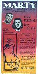 Marty 1955 poster Ernest Borgnine