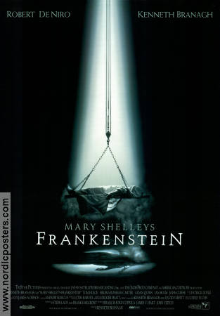 Mary Shelley´s Frankenstein 1994 poster Tom Hulce Kenneth Branagh