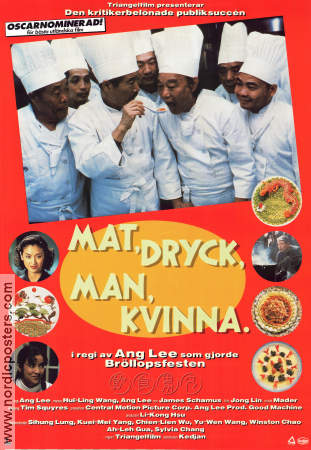 Yin shi nan nu 1994 movie poster Sihung Lung Yu-Wen Wang Ang Lee Country: Taiwan Asia Food and drink